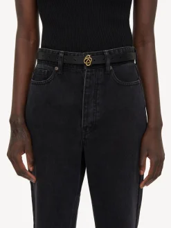 By Malene Birger Belts^Ouma Leather Belt Black