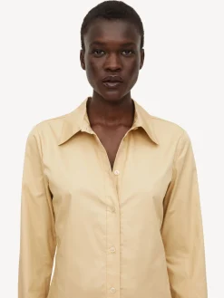 By Malene Birger Shirts & Blouses^Padano Organic Cotton Shirt Dark Sand