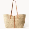 By Malene Birger Bags^Palla Straw Tote Bag Light Camel