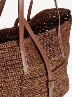 By Malene Birger Bags^Palla Straw Tote Bag Bison