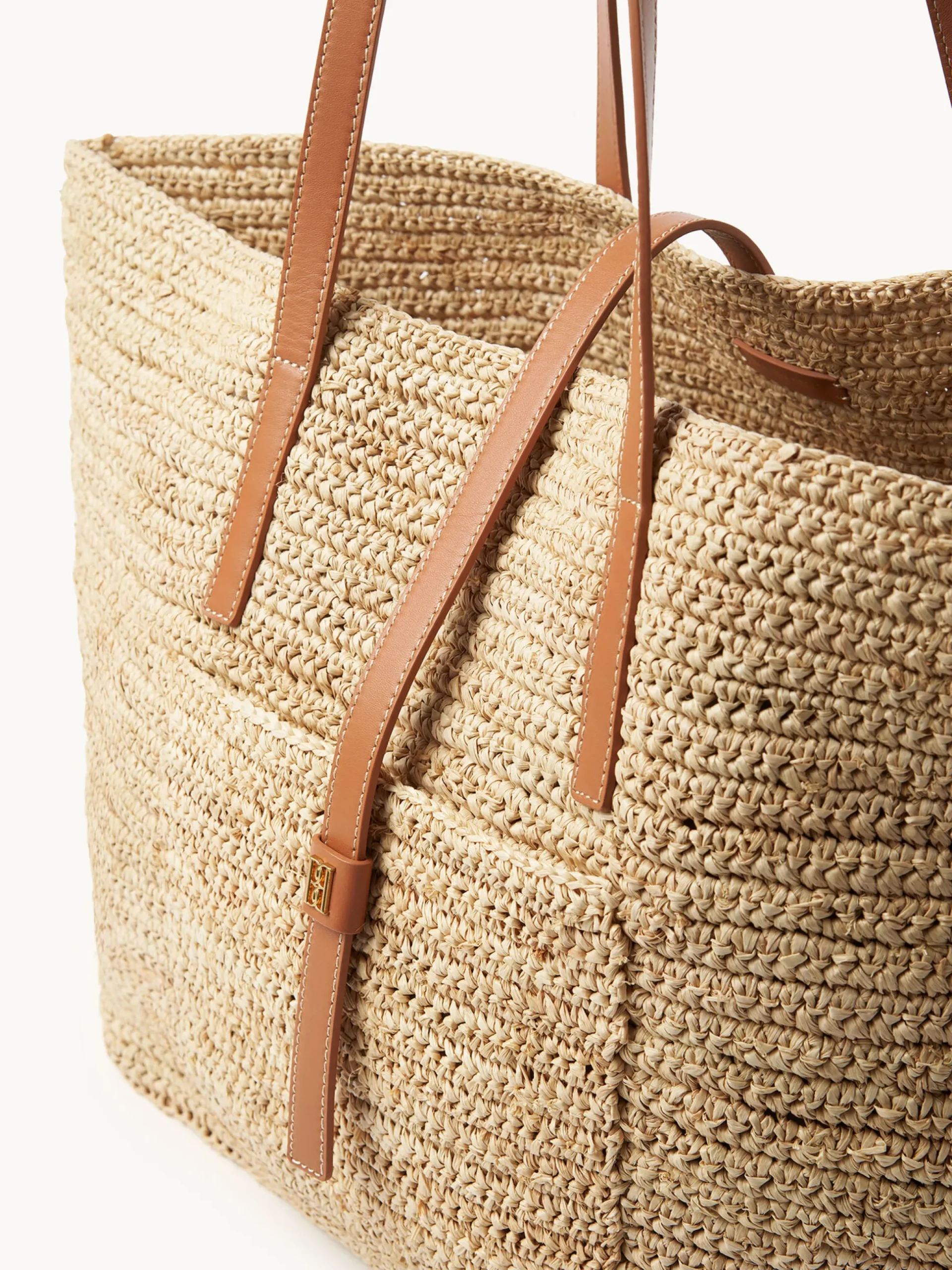 By Malene Birger Bags^Palla Straw Tote Bag Light Camel