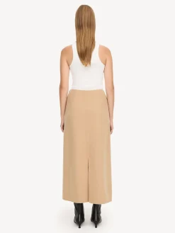 By Malene Birger Skirts^Palomie Midi Skirt Dark Sand
