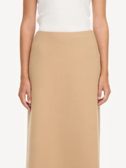 By Malene Birger Skirts^Palomie Midi Skirt Dark Sand