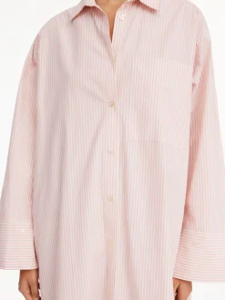 By Malene Birger Dresses^Perros Organic Cotton Dress Skinny Stripe Diva