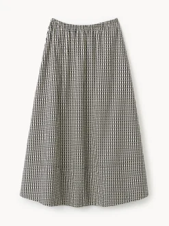 By Malene Birger Skirts^Pheobes Organic Cotton Skirt Black monogram