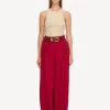 By Malene Birger Trousers^Piscali Mid-waist Trousers Jester Red