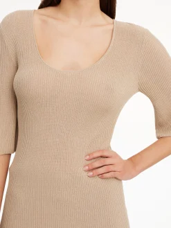 By Malene Birger Knitwear^Remona Ribbed-knit Top Tehina