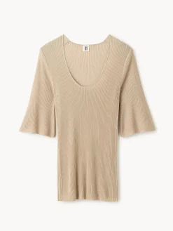 By Malene Birger Knitwear^Remona Ribbed-knit Top Tehina