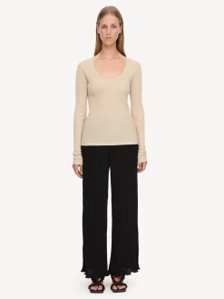 By Malene Birger Knitwear^Rinah Top Wood
