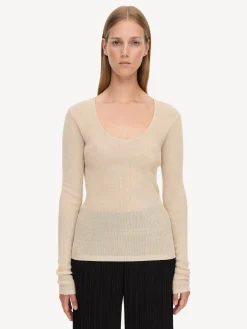 By Malene Birger Knitwear^Rinah Top Wood