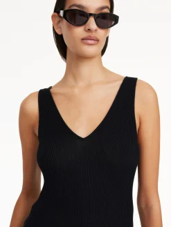 By Malene Birger Knitwear^Rory Tank Top Black