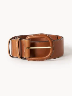 By Malene Birger Belts^Salinna Leather Belt Caramel Cafe