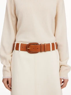By Malene Birger Belts^Salinna Leather Belt Caramel Cafe