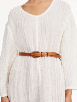 By Malene Birger Belts^Salio Leather Belt Caramel Cafe
