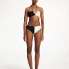 By Malene Birger Swimwear^Seabay Low Bikini Bottoms Block stripe black white