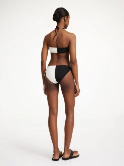 By Malene Birger Swimwear^Seabay Low Bikini Bottoms Block stripe black white