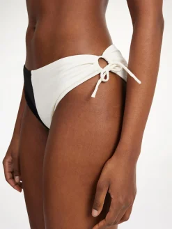 By Malene Birger Swimwear^Seabay Low Bikini Bottoms Block stripe black white