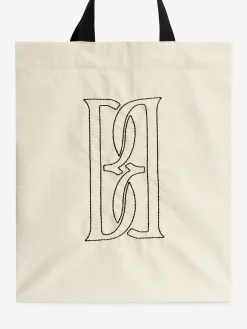 By Malene Birger Bags^Shayan Organic Cotton Tote Bag Soft White