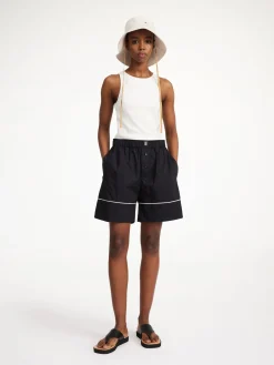 By Malene Birger Shorts^Siara Organic Cotton Shorts Black