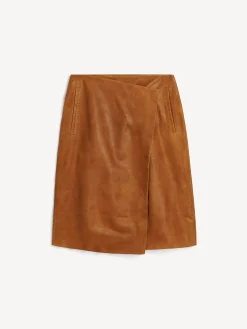 By Malene Birger Skirts^Sigrids Leather Skirt Tobacco Brown