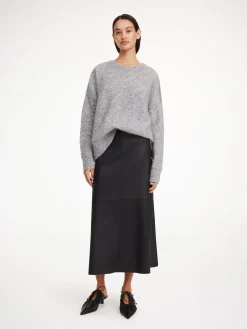 By Malene Birger Skirts^Simoas Leather Skirt Black