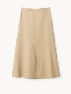 By Malene Birger Skirts^Simoas Leather Skirt Sand Beige