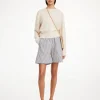 By Malene Birger Shorts^Siona Organic Cotton Shorts Navy stripe
