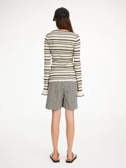 By Malene Birger Shorts^Siona Organic Cotton Shorts Black monogram