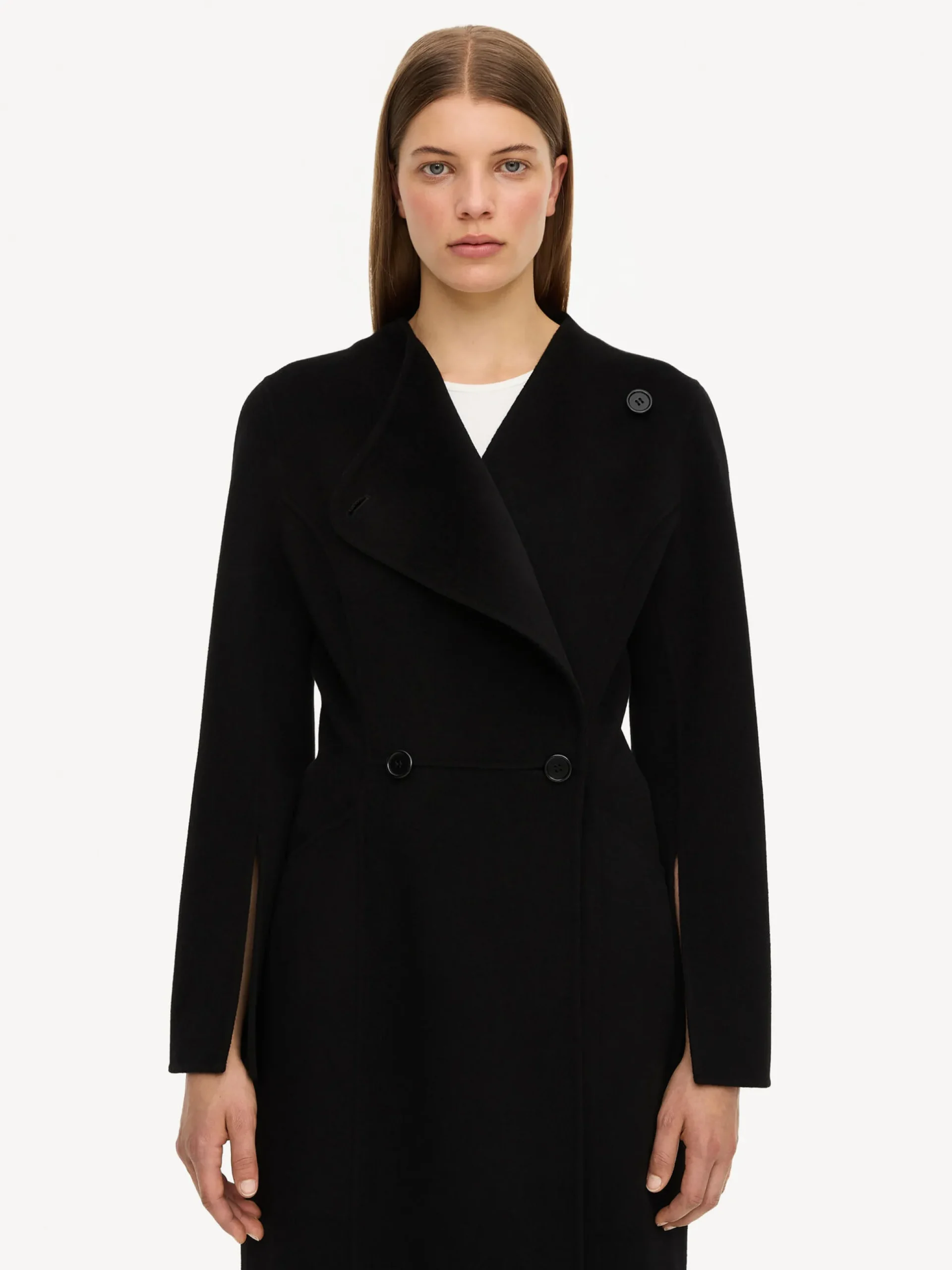By Malene Birger Coats & Jackets^Sirrenas Wool Coat Black