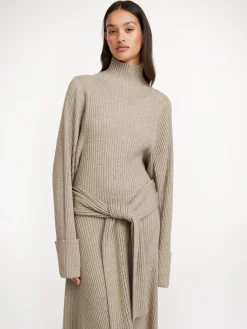 By Malene Birger Knitwear | Dresses^Sloana Merino Wool Dress Old Beige