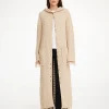 By Malene Birger Knitwear^Tallula Hooded Coat Oyster Gray