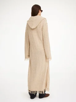 By Malene Birger Knitwear^Tallula Hooded Coat Oyster Gray