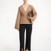 By Malene Birger Knitwear^Tinley Wool Cardigan Tobacco Brown