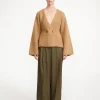 By Malene Birger Knitwear^Tinley Wool-blend Cardigan Tobacco Brown
