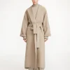 By Malene Birger Coats & Jackets^Trullem Wool Coat Grey Brown Melange