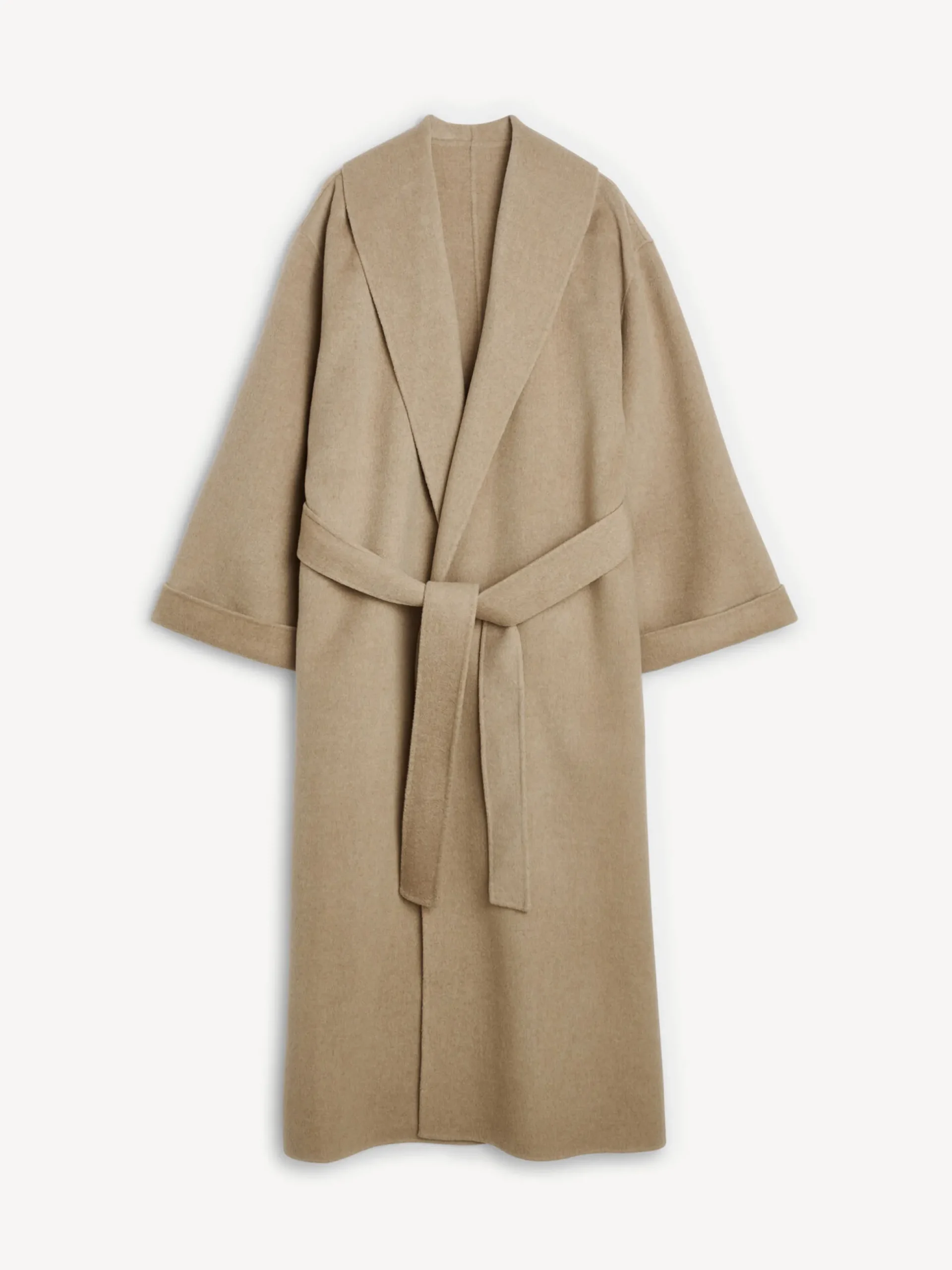 By Malene Birger Coats & Jackets^Trullem Wool Coat Grey Brown Melange