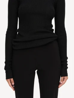 By Malene Birger Trousers^Vilanna High-waist Trousers Black