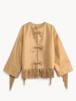 By Malene Birger Coats & Jackets^Zoena Leather Jacket Tan