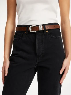 By Malene Birger Belts^Zoilo Leather Belt Dark Brown