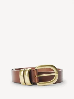 By Malene Birger Belts^Zoira Leather Belt Dark Brown