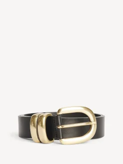 By Malene Birger Belts^Zoira Leather Belt Black