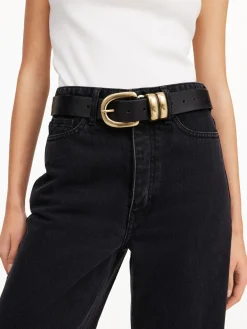 By Malene Birger Belts^Zoira Leather Belt Black